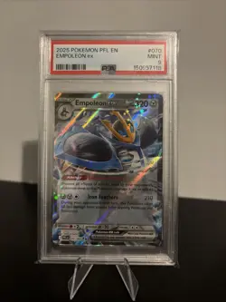 PSA 9 MINT Pokemon Phantasmal Flames Empoleon EX Double Rare #070/094 - Image 1