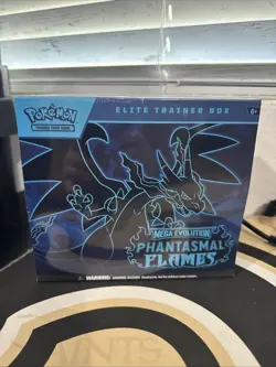 Phantasmal Flames Mega Evolution Elite Trainer Box Sealed Pokemon - Image 1