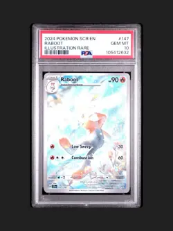 Raboot Illustration Rare IR #147/142 Pokemon TCG Full Art - PSA 10 - Image 1