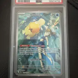Pokemon TCG Misty's Psyduck 193/182 Destined Rivals PSA 9 - Image 2