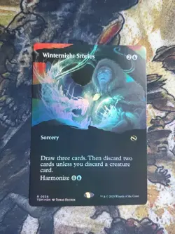 Winternight Stories - Borderless - MtG Tarkir Dragonstorm - NM FOIL - Image 1