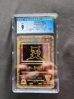 Ancient Mew CGC 9 Blue Label Vintage Pokemon 2000 Movie Promo Near Mint - Image 1