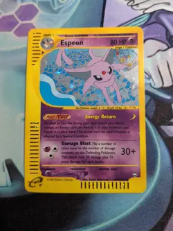 Espeon H9/H32 Holo Rare Aquapolis Pokemon LP/MP - Image 1