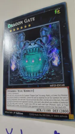 Dragon Gate (Prismatic secret rare) MP25-EN148 1st Edition mint Yugioh TCG - Image 2