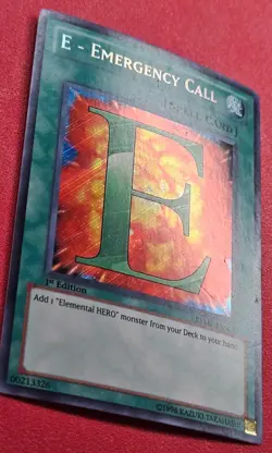 1x Yu-Gi-Oh! E - Emergency Call - RYMP-EN024 - Secret Rare - 1st Edition - HP - Image 2