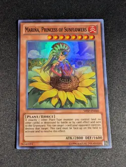 Yugioh - Marina Princess of Sunflowers SHSP-EN040 Unlimited Super Rare NM - Image 1