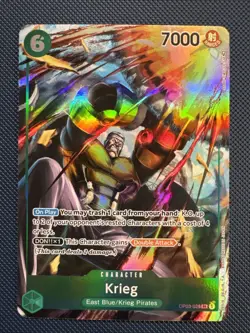 One Piece Krieg (Alternate Art) - Pillars of Strength (OP03) NM Foil - Image 1