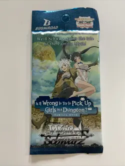 Weiss Schwarz TCG Is It Wrong To Try To Pick Up Girls In A DungeonU Booster Pack - Image 1