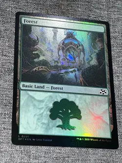 Forest (0291) #291 (Foil) (NM) Aetherdrift DFT Magic MTG - Image 1