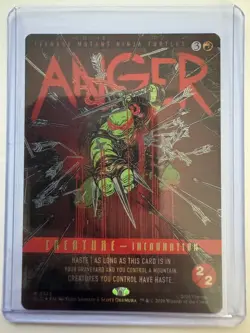 Anger #2375 FOIL Secret Lair SLD TMNT The Last Ronin MTG NM ENG - Image 1