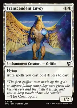 1x Transcendent Envoy NM Eng MTG - Secrets of Strixhaven Commander - Image 1