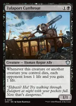 1x Zulaport Cutthroat NM Eng MTG - Secrets of Strixhaven Commander - Image 1
