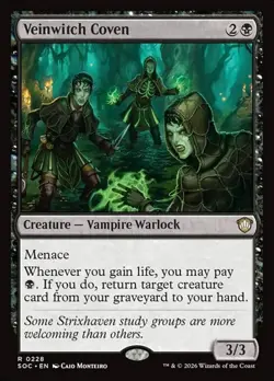 1x Veinwitch Coven NM Eng MTG - Secrets of Strixhaven Commander - Image 1