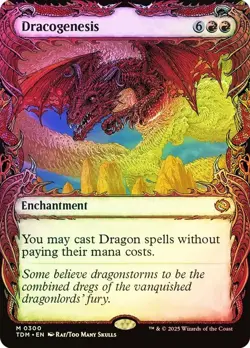 Dracogenesis Foil Showcase Tarkir: Dragonstorm NM MTG - Image 1
