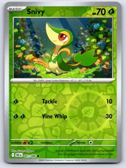 SNIVY 001/086 REVERSE HOLO BLACK BOLT POKEMON NEAR MINT - Image 1