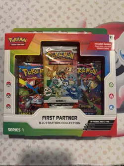 Pokemon TCG First Partner Illustration Collection Series 1 Sealed New Pack - Image 1