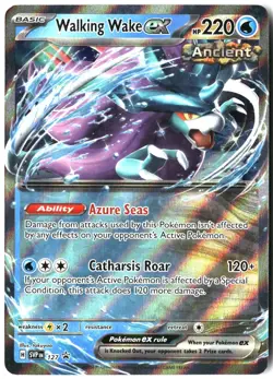 Walking Wake ex 127 Holo Promo Scarlet & Violet Promo Pokemon Holo Near Mint - Image 1