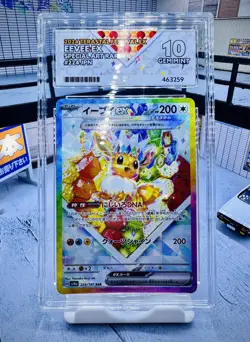 Pokemon TCG: Eevee EX 224/187 - Terastal Festival SAR ACE 10 Gem Mint - Image 1