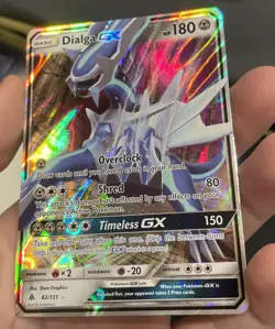 DIALGA GX 82/131 HOLO GX RARE FORBIDDEN LIGHT POKEMON - Image 3
