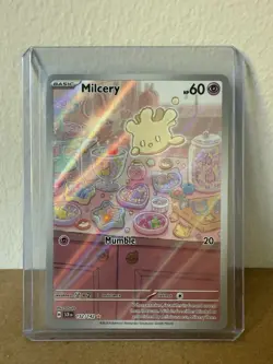Milcery 152/142 Sv07: Stellar Crown Illustration Rare Holo Pokemon TCG - Image 1