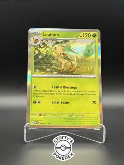 005/131 | LEAFEON | PRISMATIC EVOLUTIONS | RARE HOLO | POKEMON TCG - Image 1