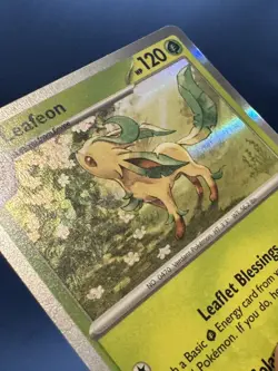 005/131 | LEAFEON | PRISMATIC EVOLUTIONS | RARE HOLO | POKEMON TCG - Image 3