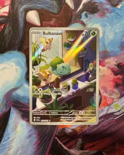 Pokemon Bulbasaur Sv07: Stellar Crown Illustration Rare Holo 143/142 - Image 1
