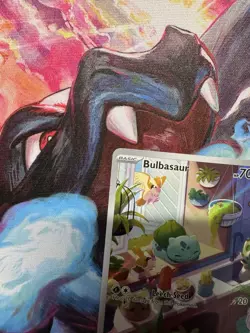 Pokemon Bulbasaur Sv07: Stellar Crown Illustration Rare Holo 143/142 - Image 2