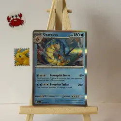 Gyarados Holo 043/193 Rare Paldea Evolved Pokemon Near Mint NM Pokemon TCG - Image 1