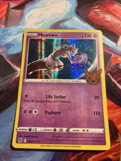 Pokemon TCG Mewtwo Holo- 056/172 - Trick Or Trade Halloween Stamp Holo Error - Image 1