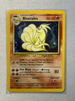 1999 Pokemon Ninetales #12 Holo ~ Base Set ~ Near Mint - Image 1