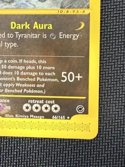 Pokemon Tyranitar #66/165 Non-Holo Rare - 2002 Expedition Base Set NM - Image 5