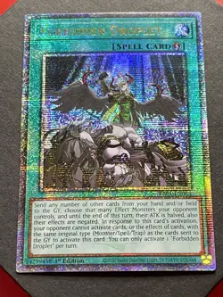 Forbidden Droplet | RA01-EN064 | Quarter Century Secret Rare | NM | YuGiOh! - Image 4