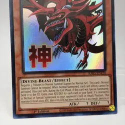YuGiOh Slifer the Sky Dragon RA05-EN128 1st Edition Rarity Collection 5 Holo - Image 3