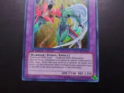 Yugioh - Elemental Hero Flame Wingman LCGX-EN045 Secret Rare 1st Edition - Image 3
