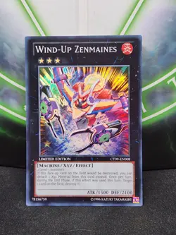 Yugioh Wind-Up Zenmaines CT09-EN008 Super Rare NM - Image 1