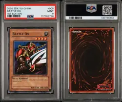 2002 Yu-Gi-Oh Battle Ox 1st Edition SDK-005 PSA MINT - Image 3