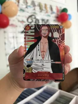 Shanks OP01-120 SEC Parallel secret ROMANCE DAWN One Piece Card GAME Japanese - Image 1