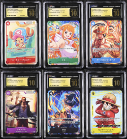 CGC 10 Pristine McDonald's Promo Set One Piece Japanese 2025 Luffy Nami Chopper - Image 1