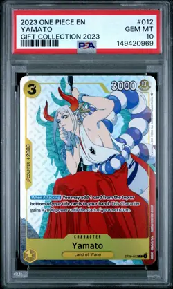 PSA 10 - Yamato ST09-012 Alternate Art Promo One Piece Gift Box Collection 2023 - Image 1