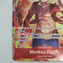 Monkey.D.Luffy (Treasure Booster Set) ST10-006 One Piece Promotion Cards Foil - Image 5