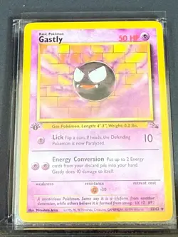 Gastly Pokemon 33862 JUN 1st Edition Near Mint Card - Image 1