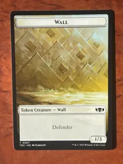 Spider / Wall Token MTG Magic the Gathering Card NM Near Mint TDC - Image 2