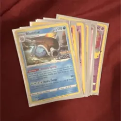 Pokemon TCG Pokemon GO 7 card lot Blastoise 017/078 English Promo Holo/Reg - Image 1