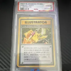 Pokemon 1998 Illustrator Pikachu Promo Holo Trainer PSA 10 Japanese Card - Image 3