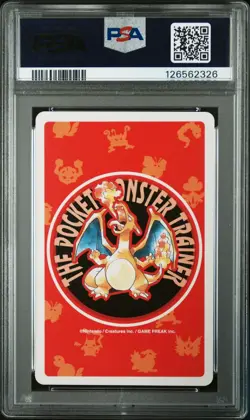 PSA 10 - Flareon 9 of Clubs Pokemon Red Poker Playing Card Vintage 1996 LOW POP - Image 2