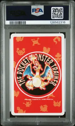 PSA 10 - Clefable 9 of Hearts Pokemon Red Poker Playing Card Vintage 1996 POP 5 - Image 2