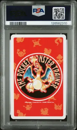 PSA 10 - Gym Leaders Joker Pokemon Red Poker Playing Card Vintage 1996 Charizard - Image 2