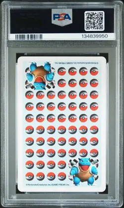 PSA 10 Sequential Gengar Gastly Haunter Pokemon Stadium Blue Poker Playing Card - Image 4