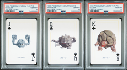 PSA 10 Sequent. Geodude Graveler Golem Pokemon Stadium Yellow Poker Playing Card - Image 1